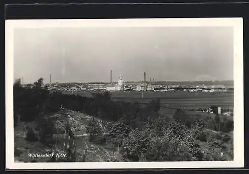 AK Wöllersdorf /N.-Oe., Teilansicht mit Kirche