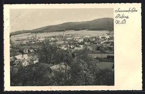 AK Piesting /N.-Ö., Panorama mit Kirche