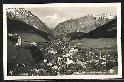 AK Eisenerz, Teilansicht mit Bergen