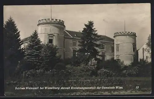 AK Wieselburg, Das Schloss Weinzierl, derzeit Erziehungsanstalt der Gemeinde Wien