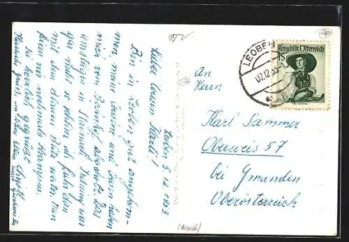 AK Loeben, Murbrücke und Stadtturm