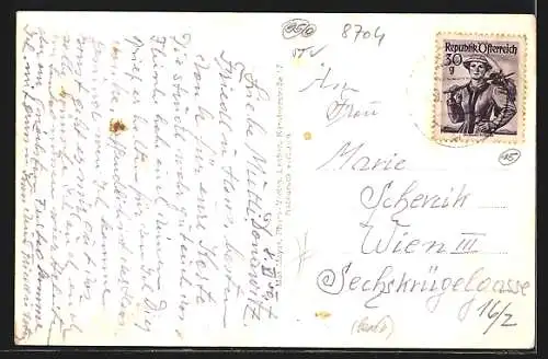 AK Donawitz, Ortsansicht gegen Reiting und Reichenstein