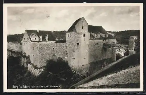 AK Wildenstein /Donautal, Blick auf die Burg