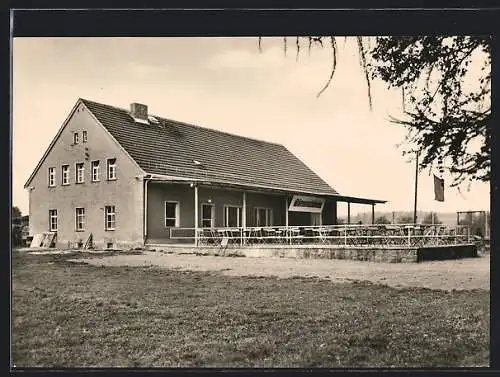 AK Hirschfeld /Zwickau, Die Gaststätte Bärenschänke im Tierpark