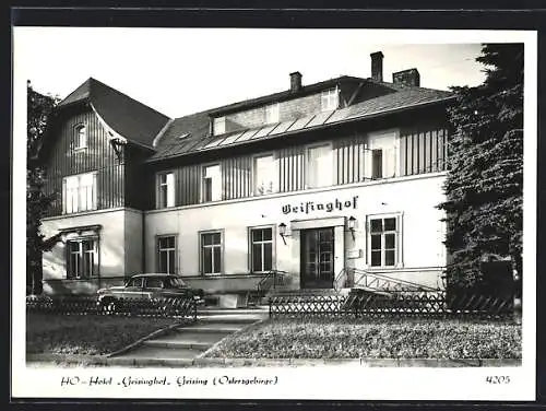 AK Geising /Osterzgebirge, HO-Hotel Geisinghof