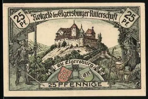 Notgeld Elgersburg 1921, 25 Pfennig, Elgersburg