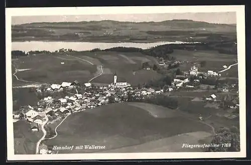AK Henndorf am Wallersee, Fliegeraufnahme