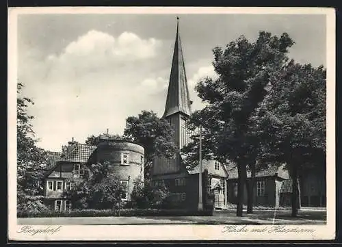 AK Bergedorf, Kirche und Hasseturm
