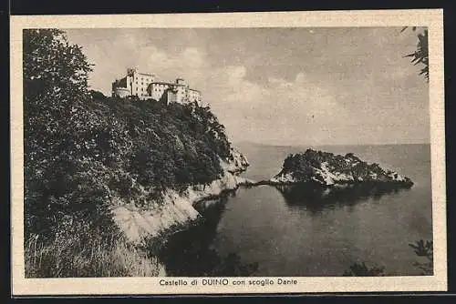 AK Duino, Castello di Duino con scoglio Dante