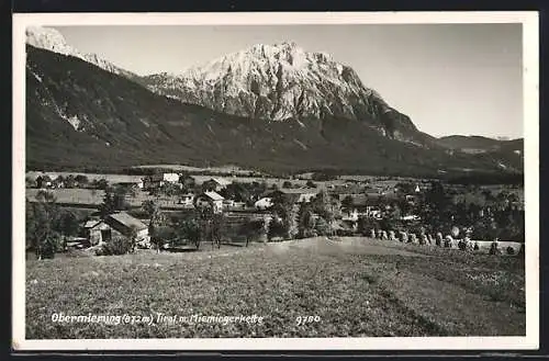 AK Mieming /Tirol, Obermieming mit Miemingerkette