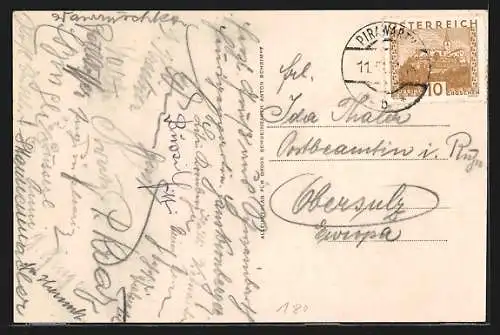 AK Gr. Schweinbarth, Kirchenplatz