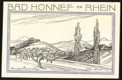 Notgeld Bad Honnef 1921, 50 Pfennig, Honschaften Beuel und Selhof