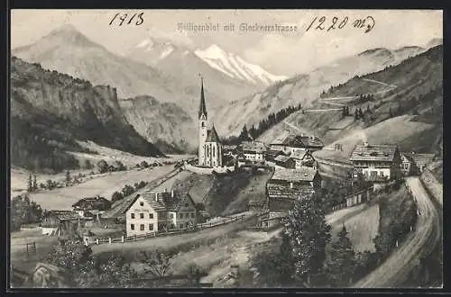 AK Heiligenblut /Kärnten, Ortsansicht mit der Kirche