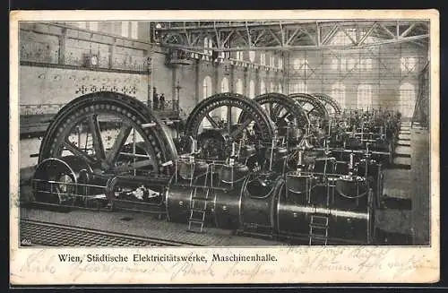 AK Wien, Städtische Elektrizitätswerke, Maschinenhalle