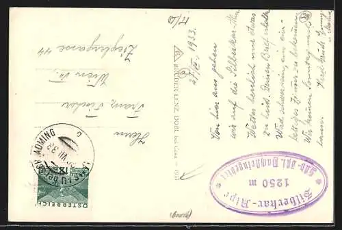 AK Ramsau am Dachstein, Ortsansicht, Lodenwalcher