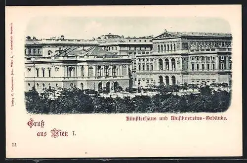 AK Wien, Künstlerhaus und Musikvereins-Gebäude