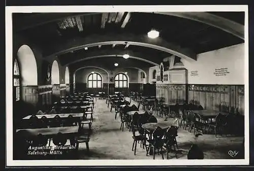 AK Salzburg, Mülln, Reastaurant Augustiner Bräustübl