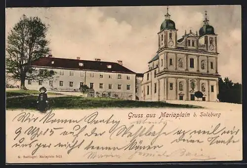 AK Bergheim b. Salzburg, Wallfahrtskirche Maria Plain