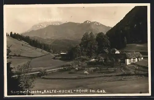 AK Rohr im Gebirge, Gasthaus & Sommerfrische Kalte Kuchl