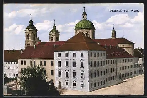 AK Weingarten / Württ., Kaserne
