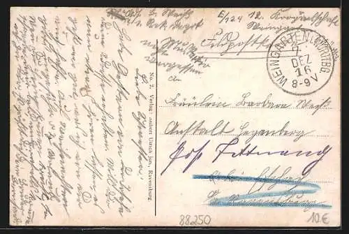 AK Weingarten / Württ., Kaserne