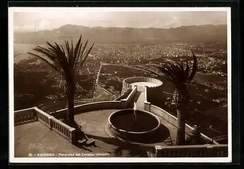 AK Palermo, Panorama dal Castello Utveggio