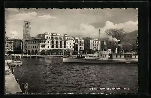 AK Riva del Garda, Porto, Piroscafo Baldo