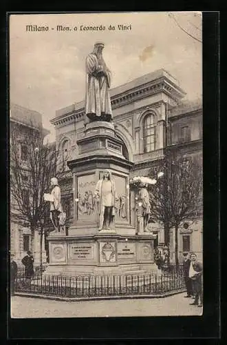 AK Milano, Monumento a Leonardo da Vinci