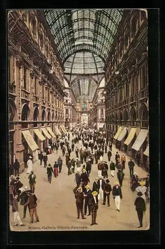 AK Milano, Galleria Vittorio Emanuele
