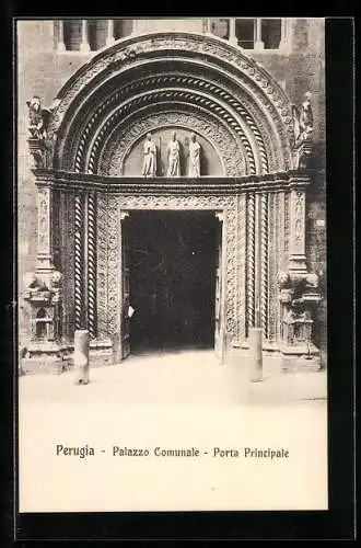 AK Perugia, Palazzo Comunale, Porta Principale