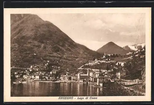 AK Argegno, Panorama, Lago di Como