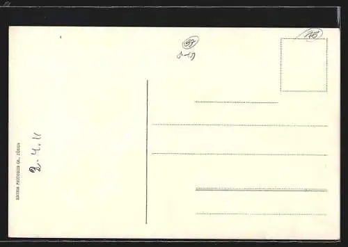 AK Arco, Totalansicht mit Burgberg