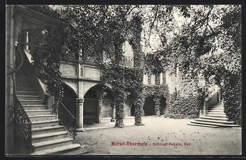 AK Meran-Obermais, Schloss Rubein, Hof