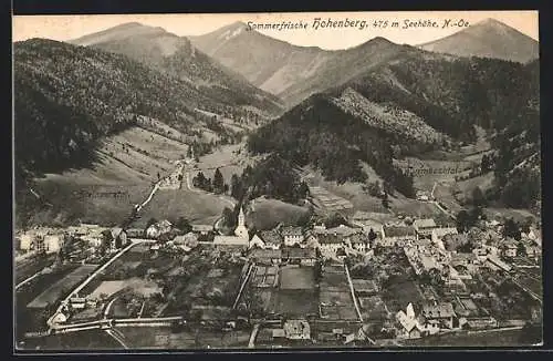AK Hohenberg, Ort mit Wurmbachtal und Steinparztal