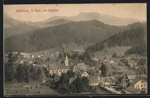 AK Hohenberg, Ort mit Kirche vor Reisalpe