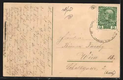 AK Hohenberg, Ort mit Kirche vor Reisalpe