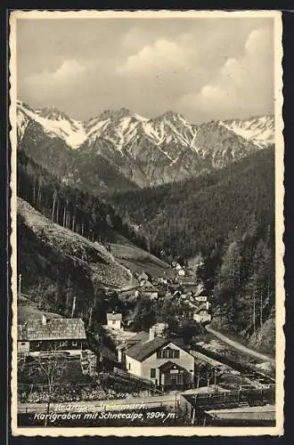 AK Krampen, Karlgraben mit Schneealpe