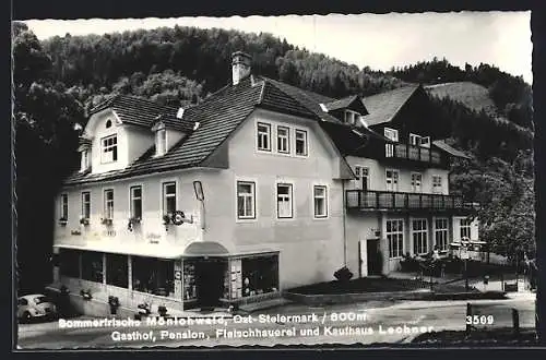 AK Mönichwald, Gasthof-Pension-Fleischahuerei und Kaufhaus Lechner