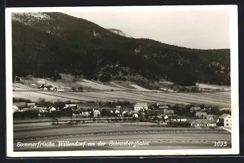 AK Willendorf an der Schneebergbahn, Totalansicht
