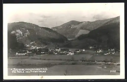 AK Scheiblingkirchen /N.Ö., Gesamtansicht aus der Vogelschau