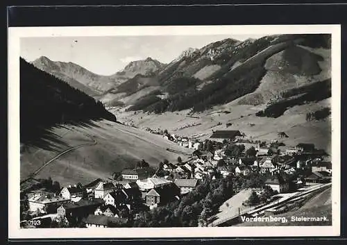 AK Vordernberg /Steiermark, Ortsansicht von oben