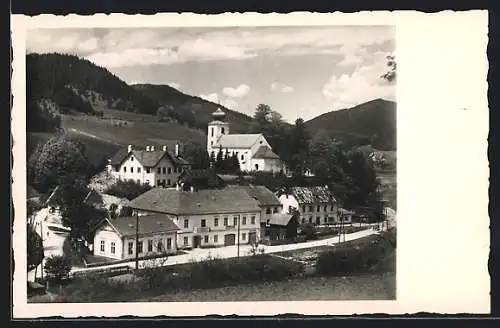 AK Schwarzau i. G., Gasthof zum Falkenstein