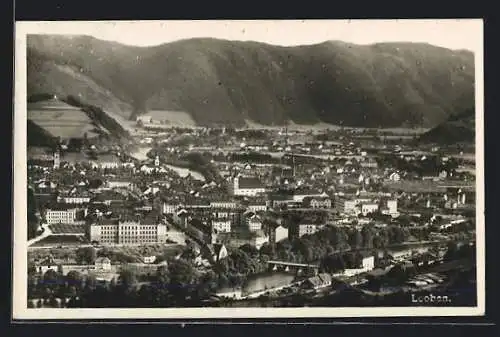 AK Leoben, Gesamtansicht aus der Vogelschau