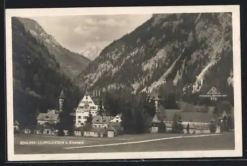 AK Eisenerz, Leopoldstein, Blick auf das Schlossgut