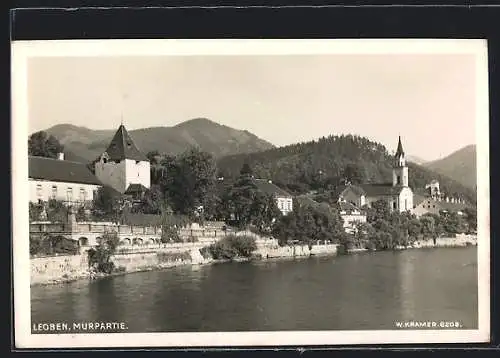 AK Leoben, Murpartie mit Kirche