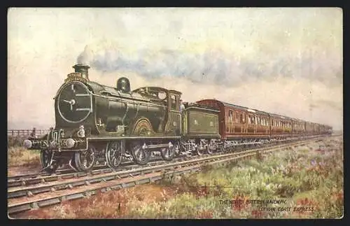 Künstler-AK The North British Railway, Lothian Coast Express
