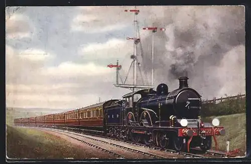 Künstler-AK Lowestoft and Yarmouth Restaurant Car Express