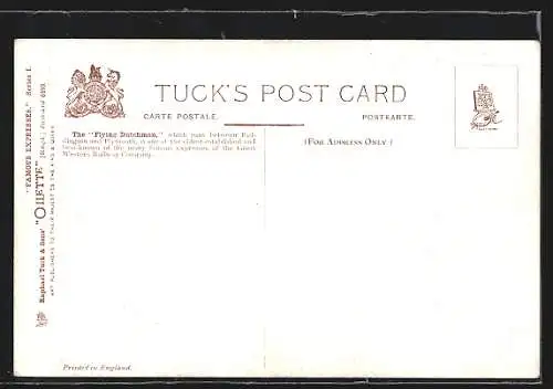 AK Flying Dutchman GWR, No. 3433, Near Glover