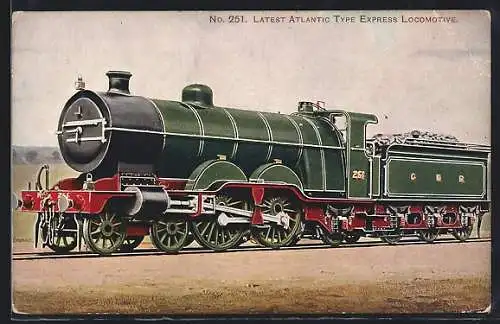 AK No. 251, Latest Atlantic Type Express Locomotive