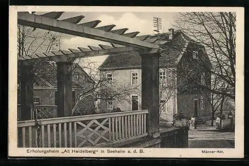 AK Seeheim a. d. B., Erholungsheim Alt Heidelberg